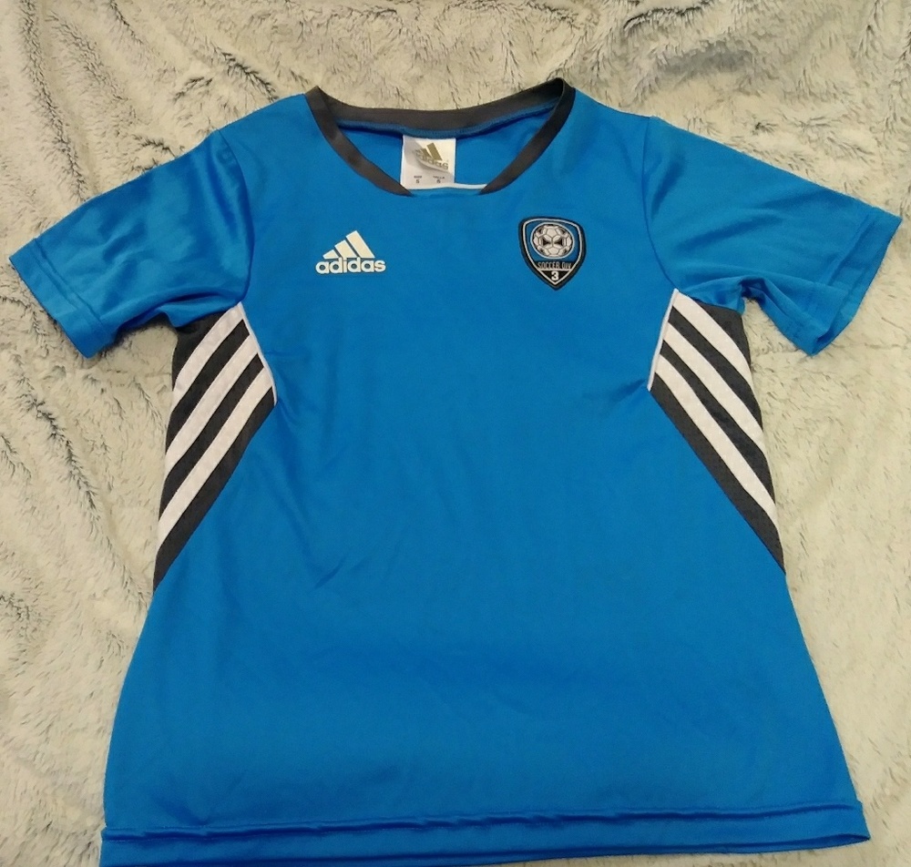 Boy's Adidas Soccer Division 3 Jersey Shirt Size 5